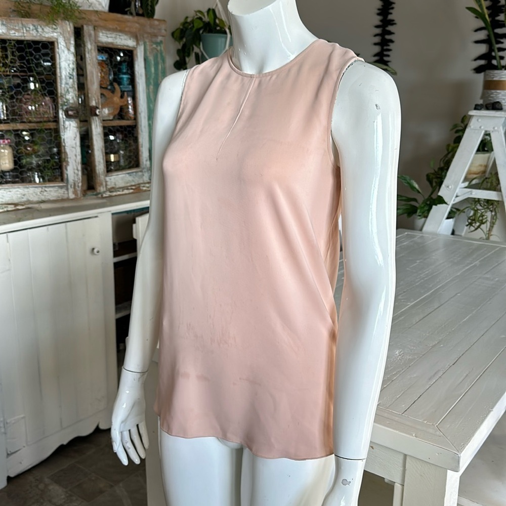 dusty blush Aritzia Babaton Wieland Sleeveless Blouse Sevres Blouse XS Prima